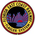 Florida East Coast Metal/Porcelain Sign