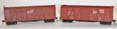 Burlington Route-40 ft Wood Outside Braced Boxcar-2 car set -from Accurail