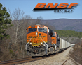 BNSF Mountain 8" x 10" Metal Sign