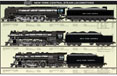 New York Central Steam Locomotives Poster