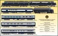 Baltimore & Ohio Locomotives Railroad Poster