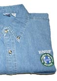 BNSF Short Sleeve Denim Shirt