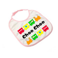 Choo Choo Train Themed Baby Girl Bib