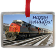 Utah Railway Happy Holidays Train Ornament