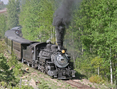 Cumbres & Toltec 484 Blasting Through The Narrows-Railroad Poster