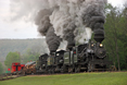 Cass Scenic Railroad Tripleheader-Train Poster