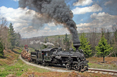 Cass Scenic Railroad Heisler #6 -Train Poster