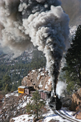 Durango & Silverton 473 Thundering Upgrage-Train Poster