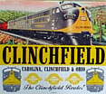 Clinchfield  F-Unit 8"x10" Metal Sign