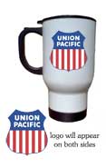 14 oz Stainless Steel Union Pacific Train Travel Coffee Mug