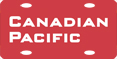 Canadian Pacific Railway Modern Logo License Plate