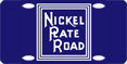 Nickel Plate Road License Plate