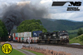 Norfolk Southern Freight and N&W 611 Side-by-Side Poster