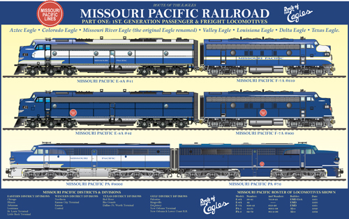 Missouri Pacific Poster - A-Trains.com