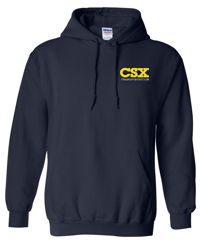 CSX Embroidered Hoodie - A-Trains.com