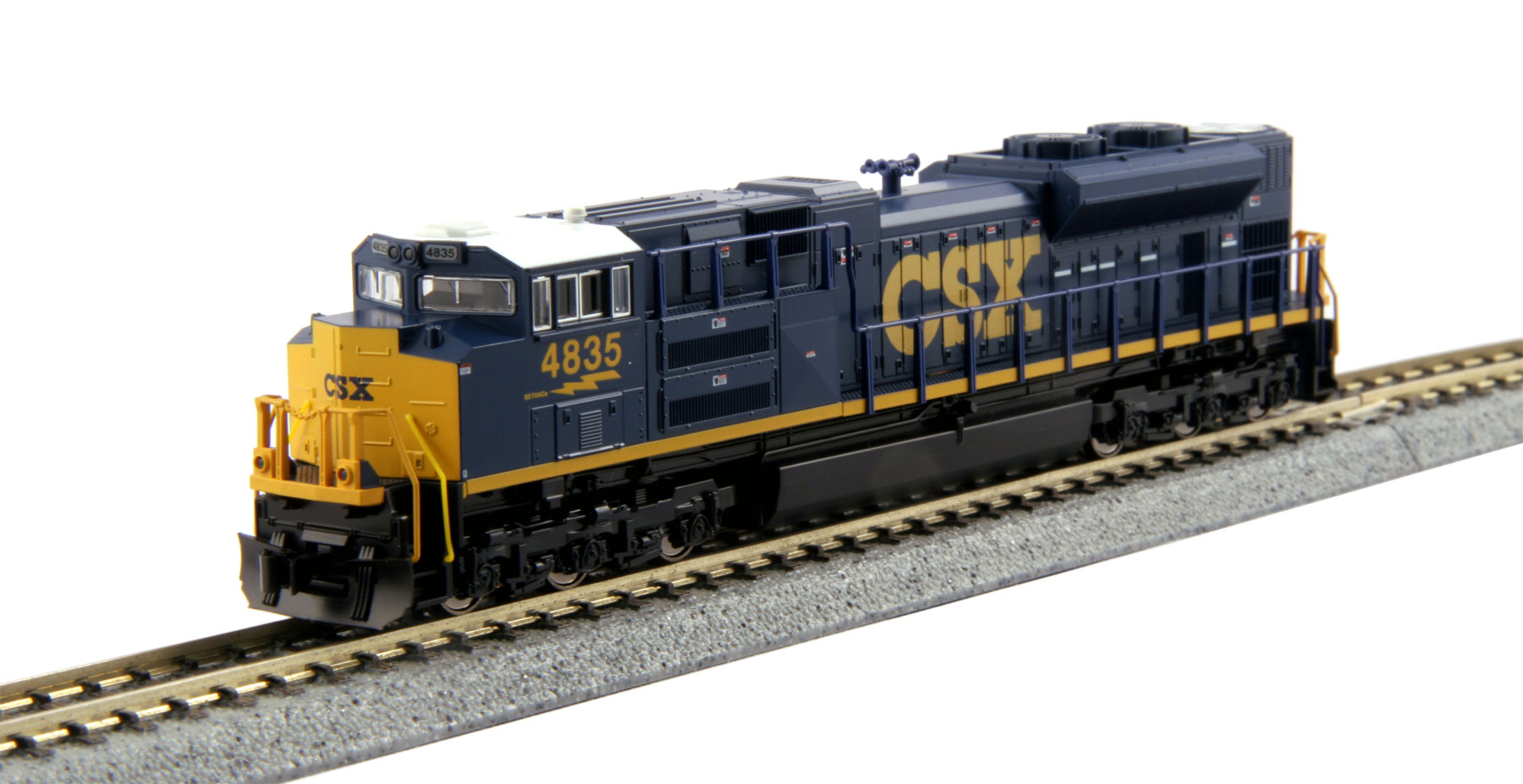 CSX SD70ACe #4835-N Scale-by Kato - A-Trains.com