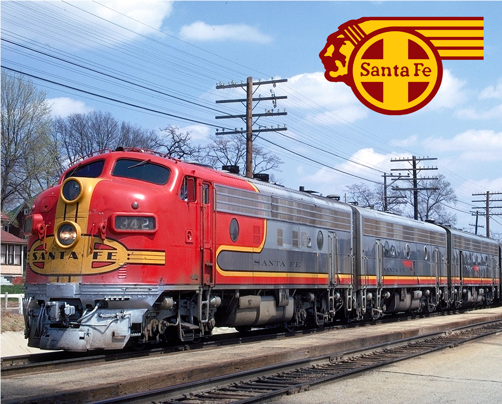 Santa Fe Warbonnet at Galesburg Sturdy Metal Sign Logo Photo | eBay